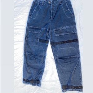Vintage MARITHE FRANCOIS GIRBAUD jeans cargo pants rare design